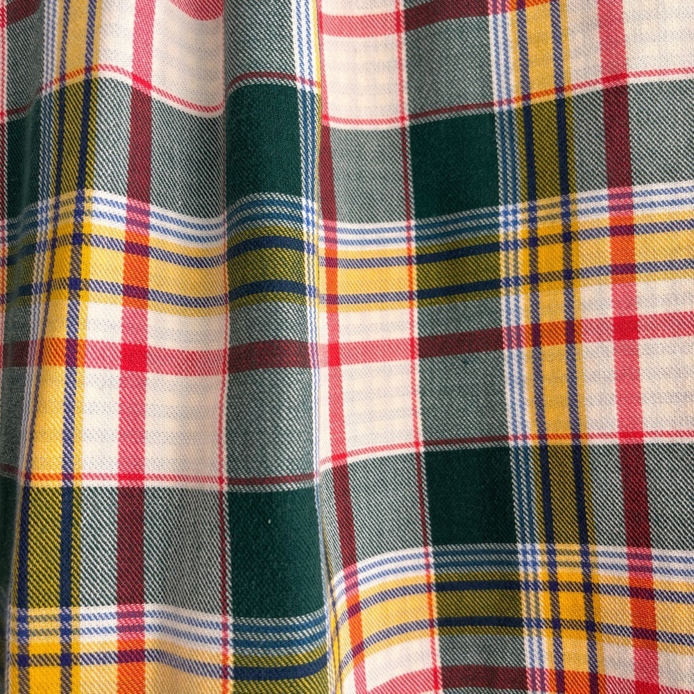 Vintage Yves Saint Laurent Pour Homme Plaid Button Down Shirt Size L 100% Cotton - Picture 11 of 16